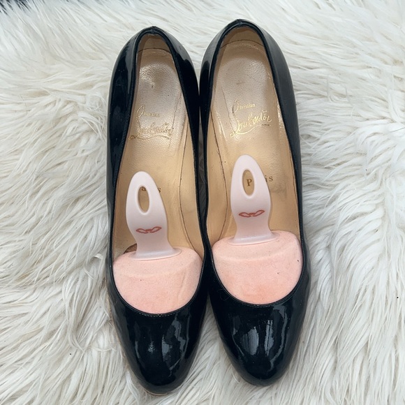 Christian Louboutin Patent Cork Pumps Size 41 - Picture 2 of 8